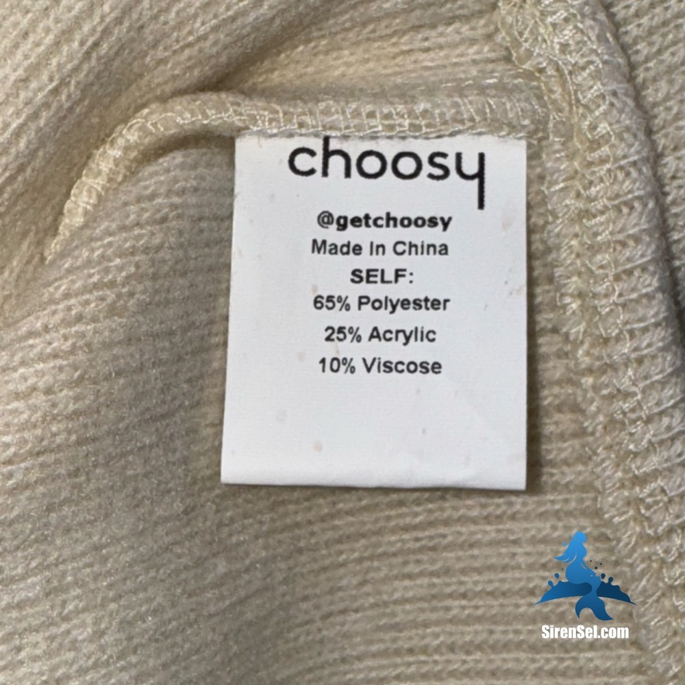 1158 NWT Choosy Elsa Crop Sweater Ribbed – XS – Cream - Picture 9 of 12
